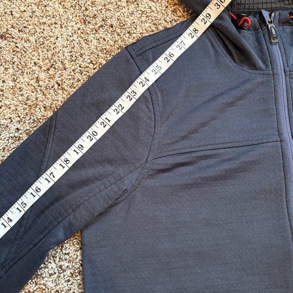 OAKLEY Performance Zip Up Jacket with Hood Navy Mens Size Small - Picture 10 of 12